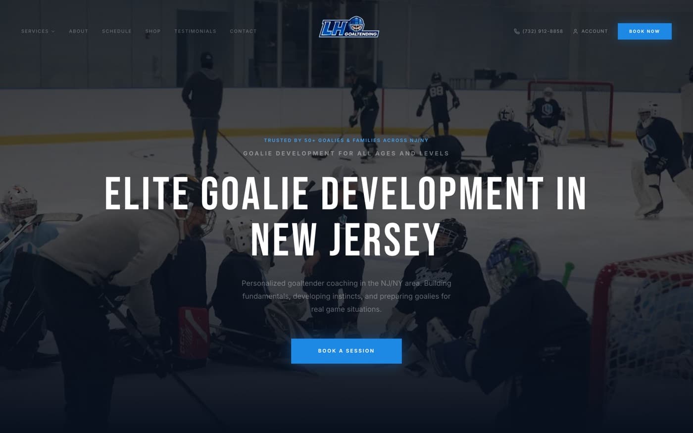 LH Goaltending website